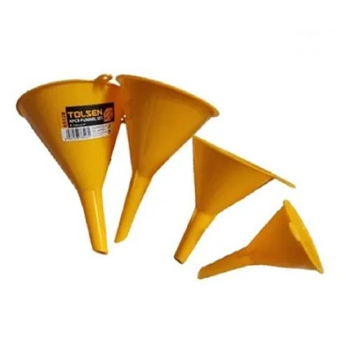 EMBUDO PLASTICO ( X 4 ) "TOLSEN"