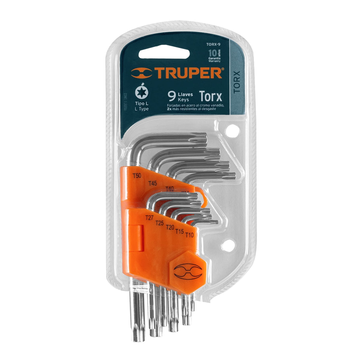 JGO LLAVES TORX T-10 T-50 "TRUPER"