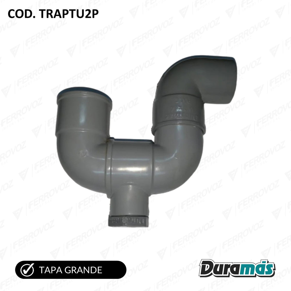 TRAMPA TUBO GRIS 2"