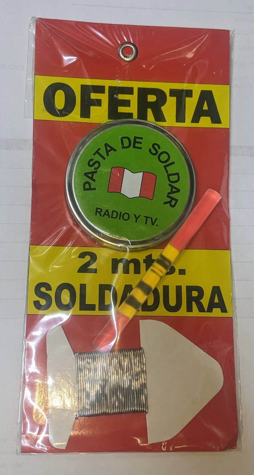 KIT SOLDADURA ESTAÑO + PASTA SOLDAR