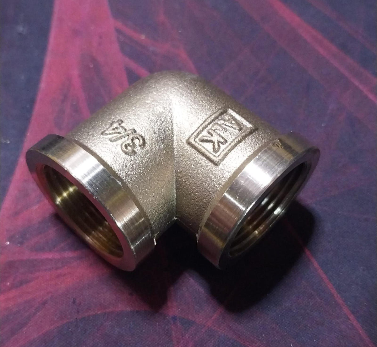 CODO BRONCE 3/4" PESADO