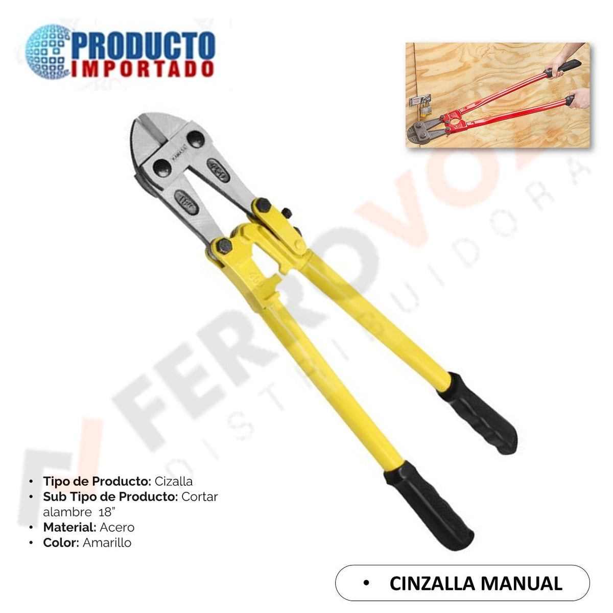 CIZALLA MANUAL 18" 450mm