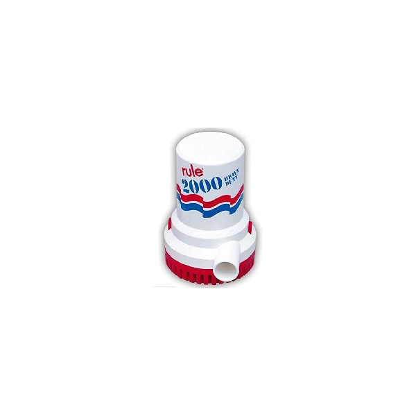 BOMBA DE ACHIQUE SUMERGIBLE MARCA RULE 2000GPH