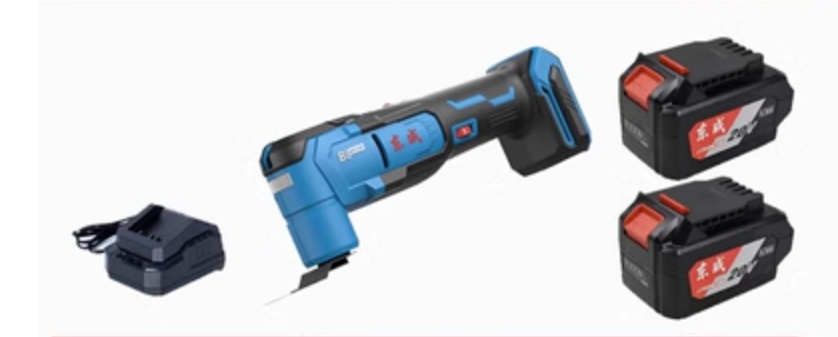 KIT MULTIHERRAMIENTAS SIERRA OSCILANTE INALAMBRICO BRUSHLEES 20V 4 AH 400 W DONGCHENG
