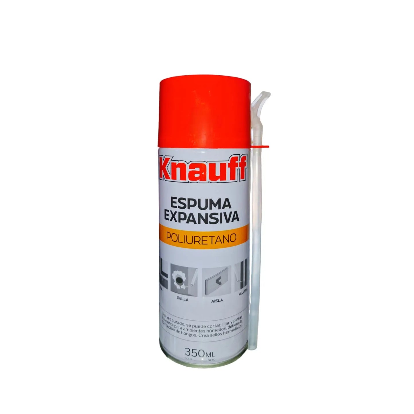 ESPUMA EXPANSIVA POLIURETANO 350 ML. "KNAUFF"