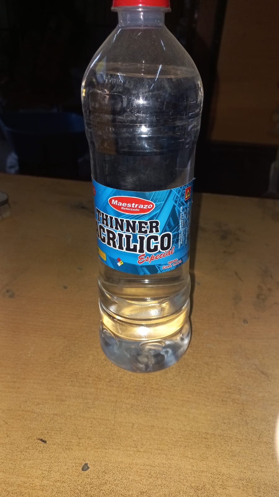 THINER ACRILICO 1 LITRO "MAESTRAZO"