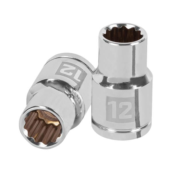 DADO POLIGONAL 1/2" x 12MM "TRUPER"