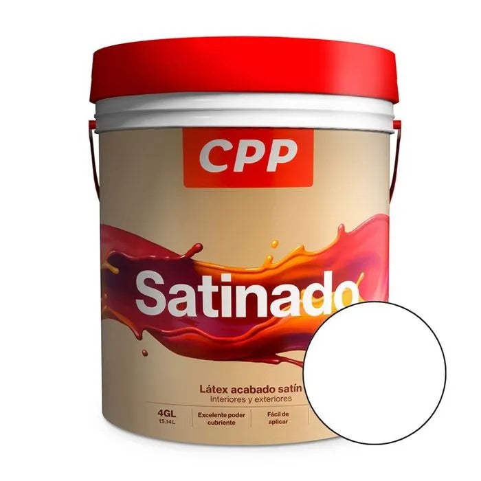 LATEX ACRILICO SATINADO CPP 4 GL