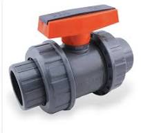 LLAVE PASO UNIVERSAL 3/4" PVC "COMERCIAL"