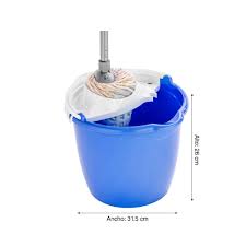 BALDE 12 LITROS C/ ESCUR+MOPA+PALO "DAYR"