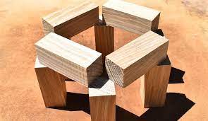 TACOS DE MADERA 30 cm x 15 cm x 9 cm