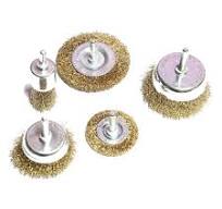 JUEGO ESCOBILLAS TALADRO 5PZS "KAMASA"