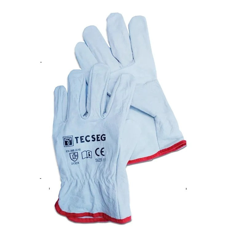 GUANTE BADANA BLANCO "TECSEG" (XPAR)