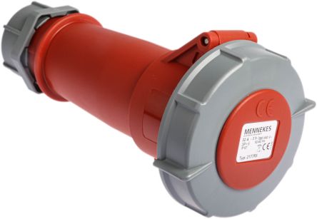 ENCHUFE 32AMP 3P 380/440V 3H IP67 "MENNEKES"