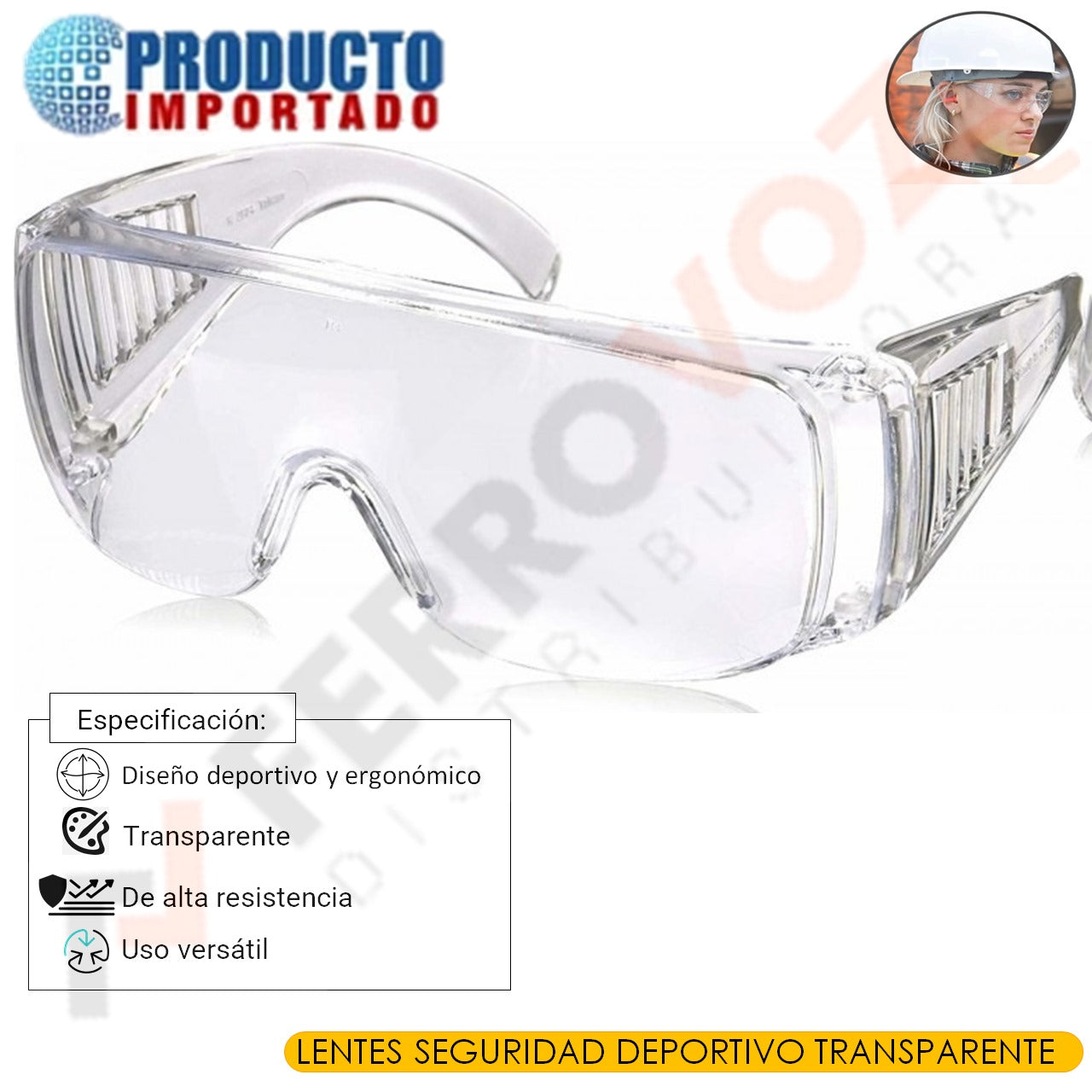 LENTES SEGURIDAD CLASICO ANTIEMPAÑO