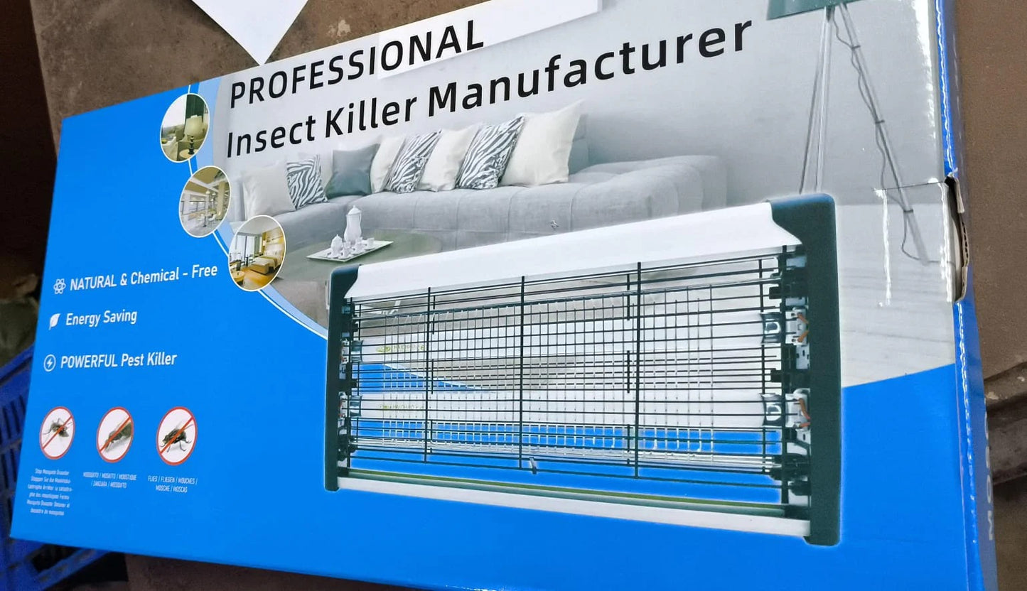 INSECTOCUTOR TUBO HALÓGENO 40 W (inc 2 TUBOS REPUESTO regalo )