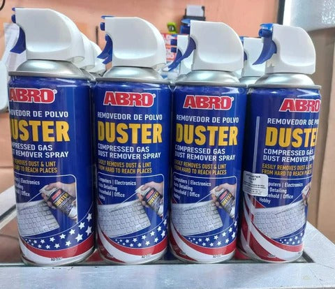 AIRE COMPRIMIDO REMOVEDOR DE POLVO DUSTE 400 ml "ABRO"
