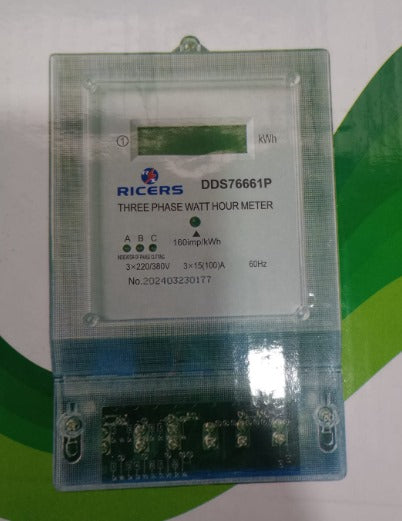 MEDID0R ENERGIA TRIFASICO DIGITAL "RICERS" 160IMP/KWH