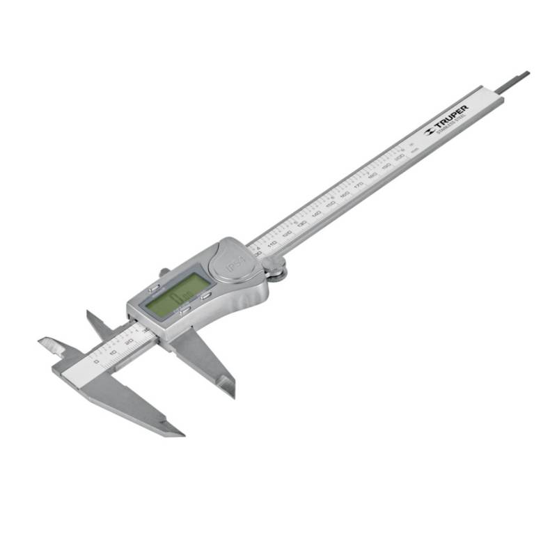 VERNIER (PIE DE REY) DIGITAL 6" ACERO INOX. "TRUPER"
