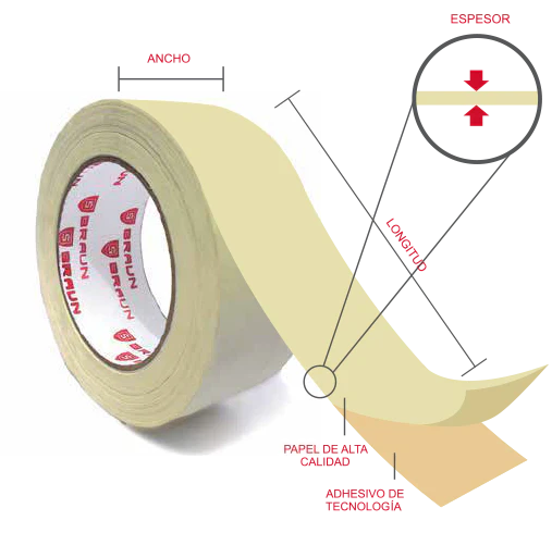 CINTA MASKING TAPE 2" X 30Y