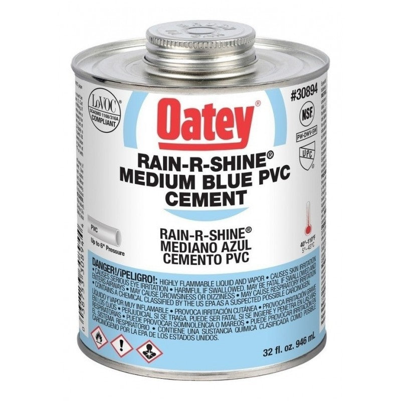 PEGAMENTO TUBO AZUL C/BROCHA 1/4" "OATEY"