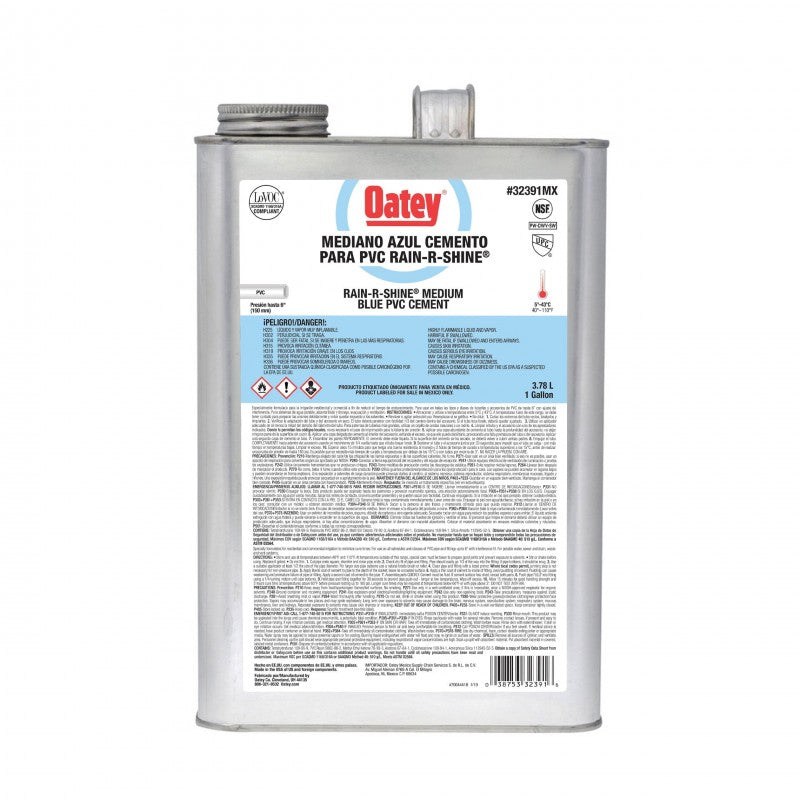 PEGAMENTO TUBO AZUL C/BROCHA 1G" "OATEY"