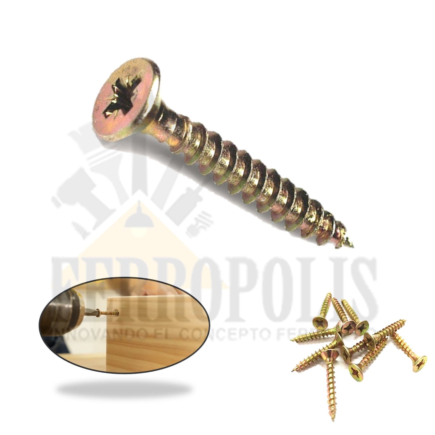TORNILLO SPACK 6 X 80 ( X UND )