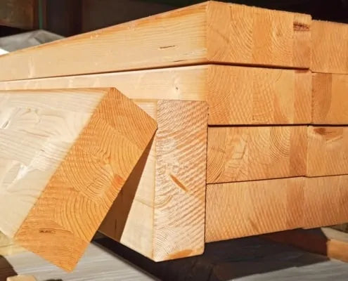 VIGAS DE MADERA DE 4" X 2" X 6MT