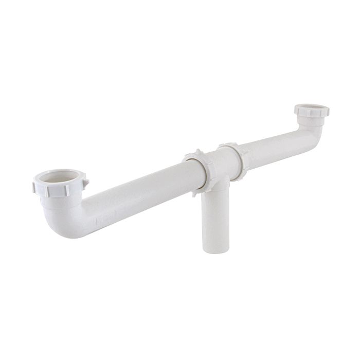 TRAMPA CESPOL DOBLE POZAS PVC "YARDEN"