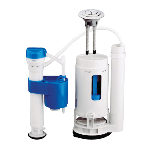 ACCESORIO COMPLETO INODORO (C/BOTON DUAL SUPERIOR) PESADO 7/8" "METUSA"