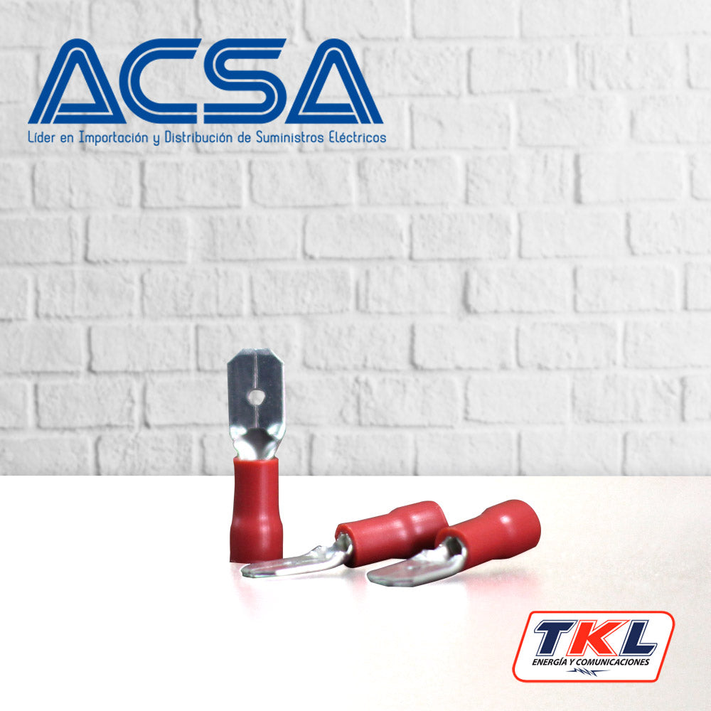 TERMINAL MACHO 22-16AWG "TKL ROJO"