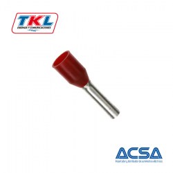 TERMINAL MANGUITO 16AWG 8MM " TKL ROJO"