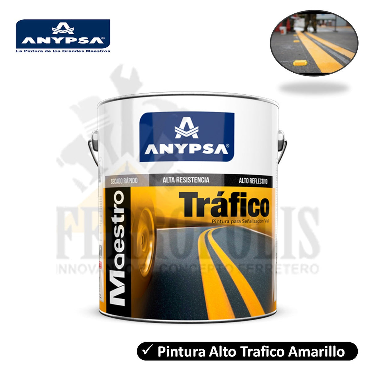 PINTURA ALTO TRAFICO AMARILLO "ANYPSA"