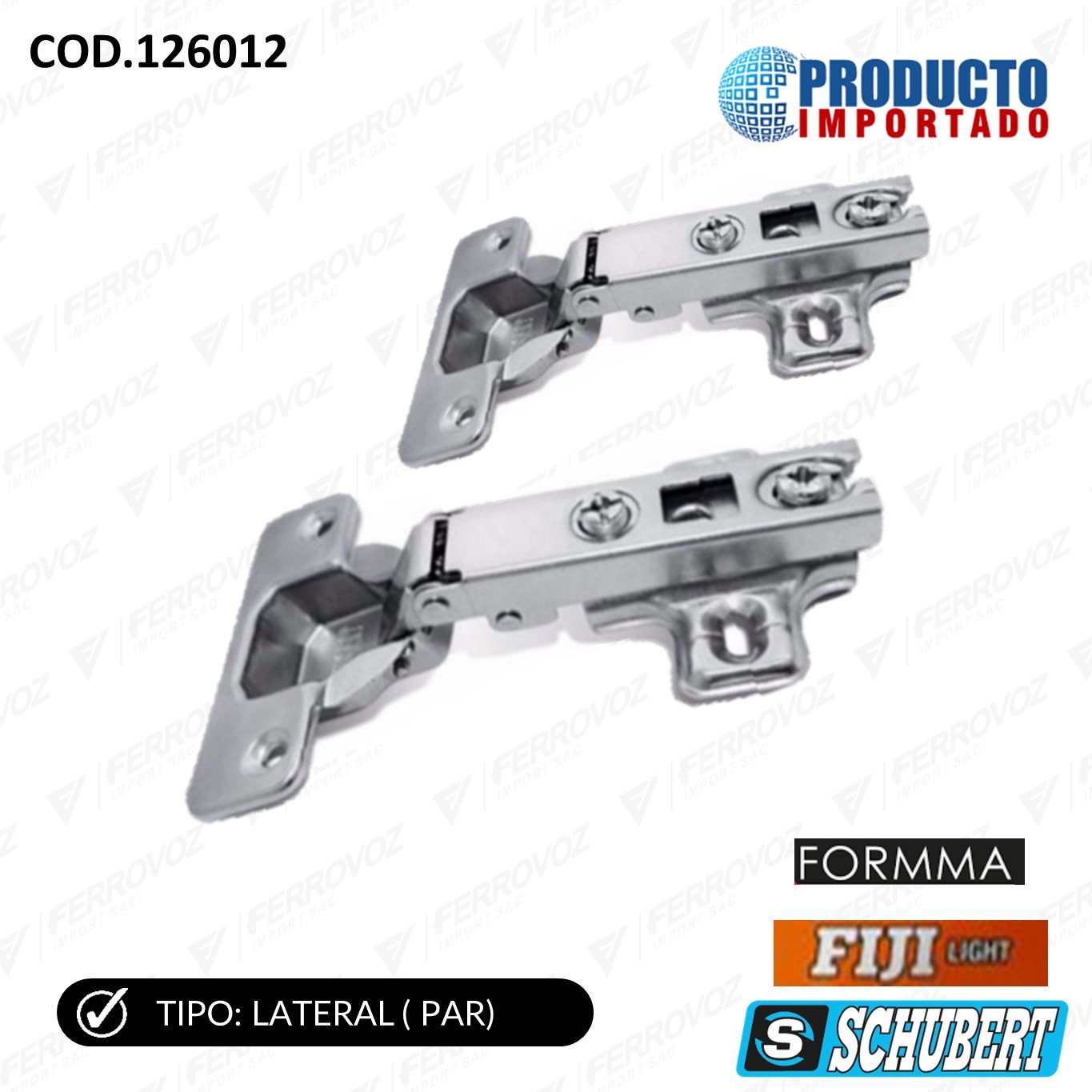 BISAGRA CANGREJO LATERAL 35mm ( X PAR )