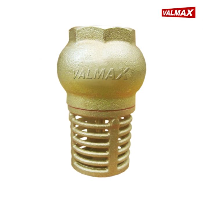 LLAVE CHECK PIE BRONCE 3/4" REJILLA "VALMAX"