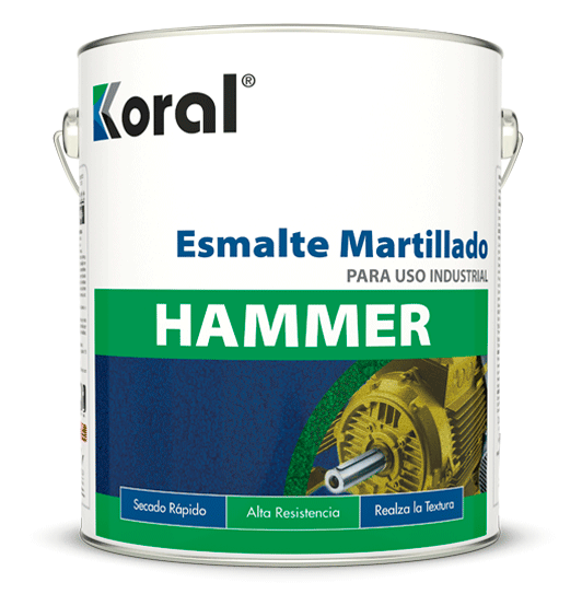 ESMALTE SINTETICO MARTILLADO GALON "KORAL"
