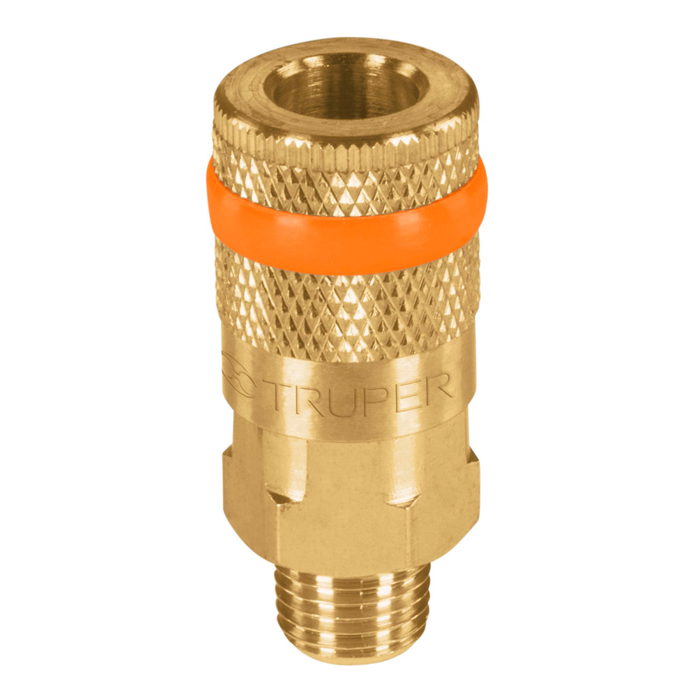 ACOPLE RAPIDO 1/4 NPT MACHO "TRUPER"