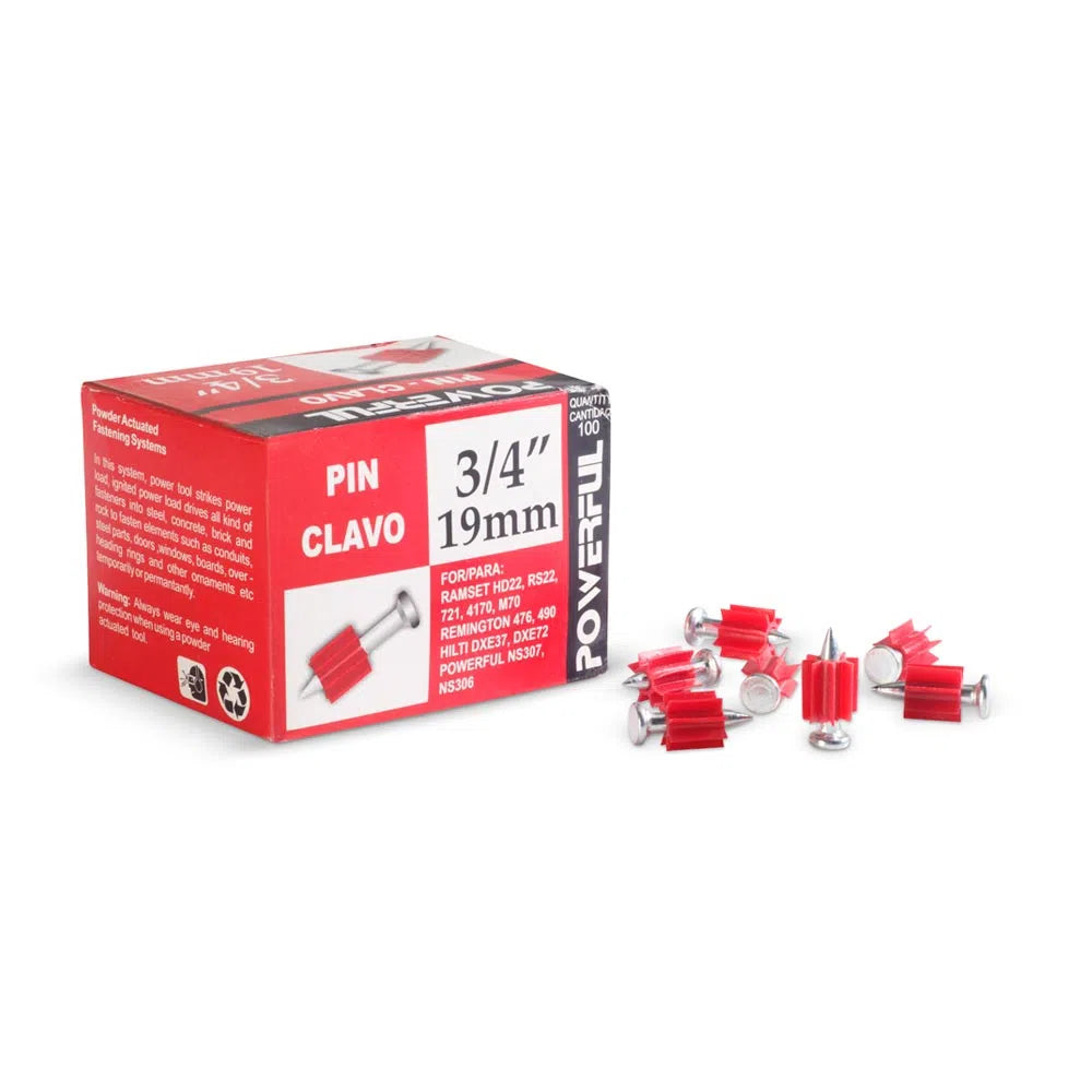 CLAVO P/FULMINANTE 3/4" (X100)