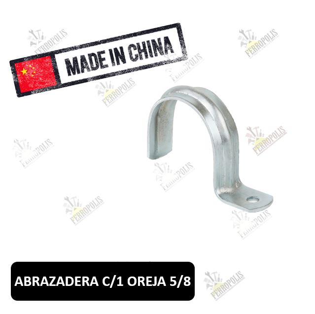 ABRAZADERA C/1 OREJA 5/8" INC. TORNILLOS ( X PAR )