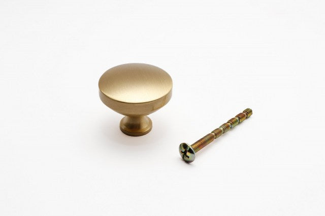 TIRADOR BOTON BRONCE CHICO inc. tornillo
