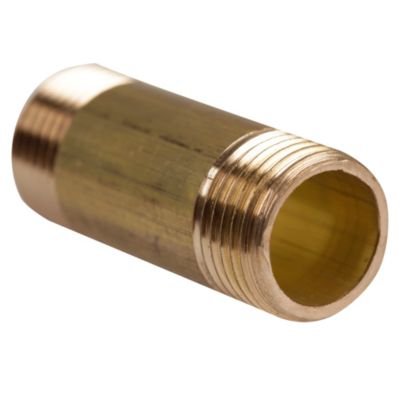 NIPLE BRONCE 1/2" X 11/2" ( X UNIDAD)