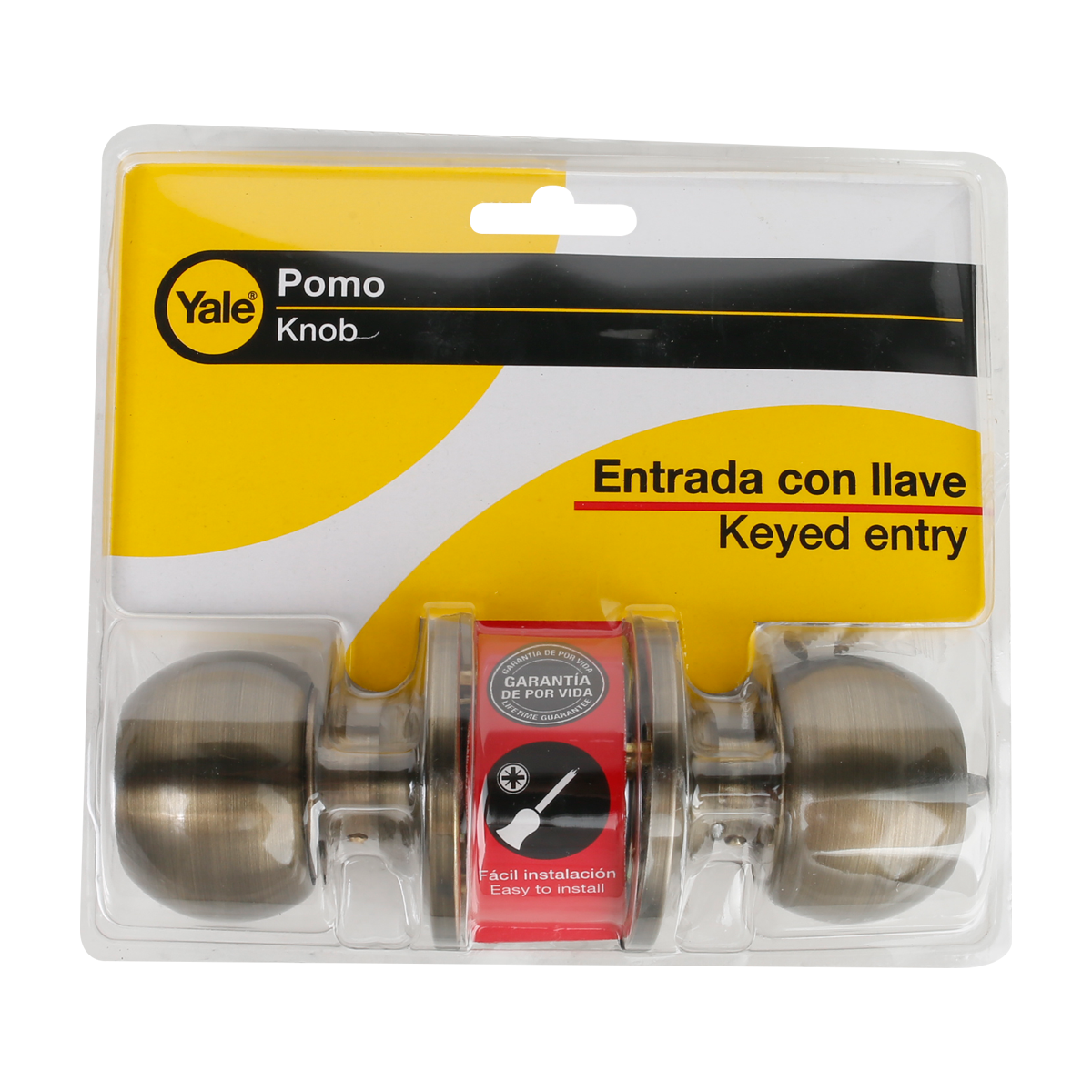 CHAPA BOLA DORADO SEMIPESADA "YALE"