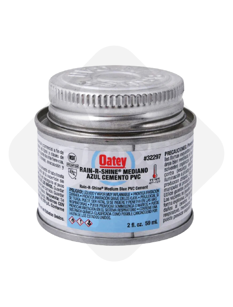 PEGAMENTO TUBO AZUL C/BROCHA 2oz 1/64" "OATEY"