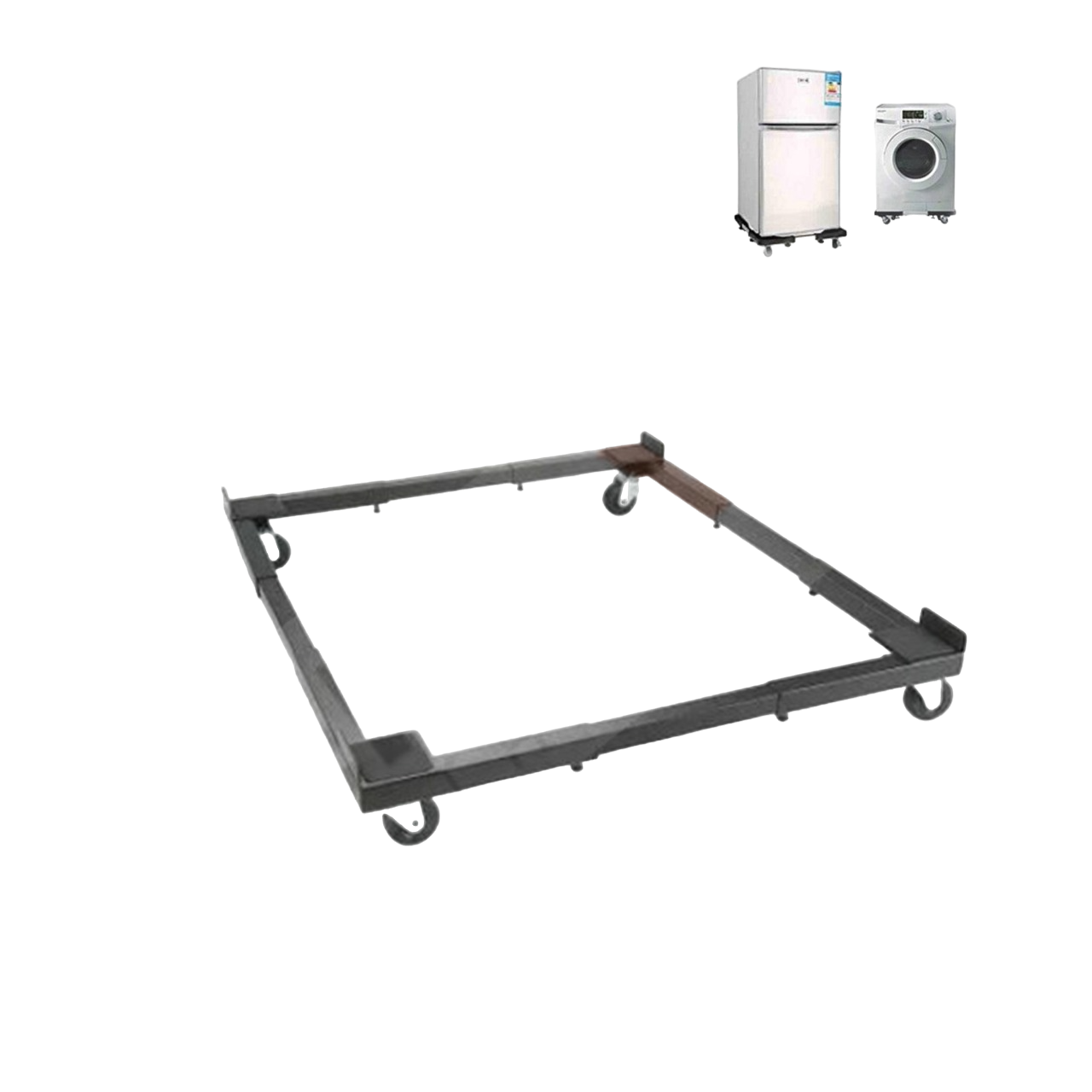 RACK LAVADORA METAL GRADUABLE 150 KG NACIONAL 50 - 80 CM. LATERALES