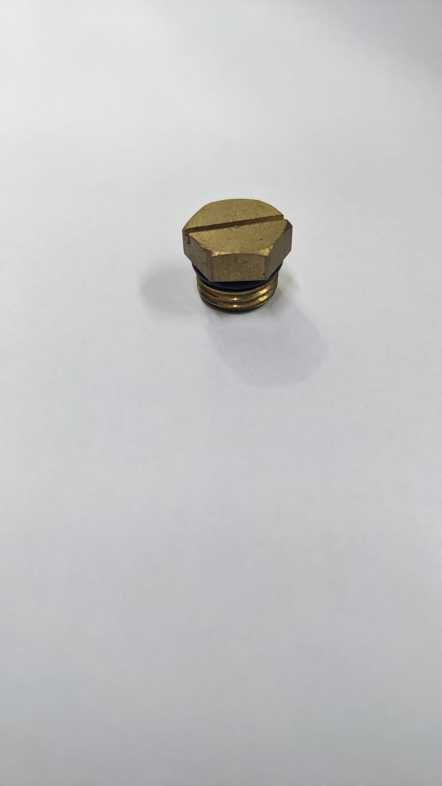 TAPON MEDIDOR AGUA BRONCE 1/4"