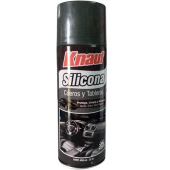SILICONA CUERO Y TABLERO SPRAY CARRO NUEVO 450ML "KNAUF"