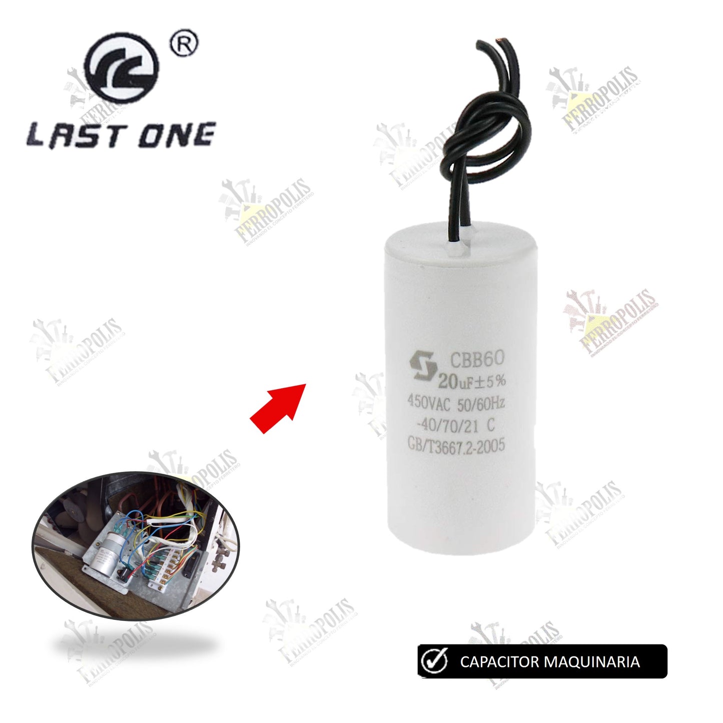 CAPACITOR MAQUINARIA 35 UF - HY12