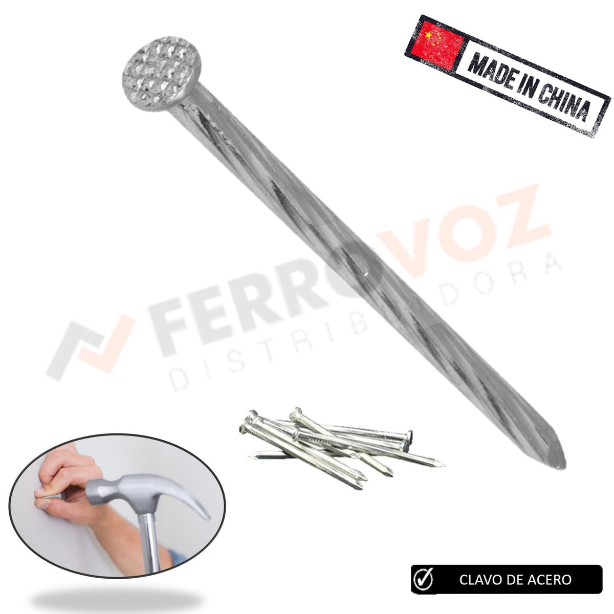 CLAVO CONCRETO 5" (x 1/2Kg)