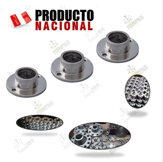 BRIDA PLANA ALUMINIO 1 1/4" ( x unidad)
