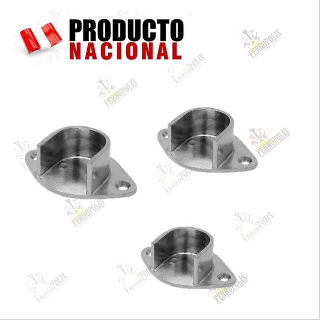 BRIDA PLANA ALUMINIO "U" 1" ( X UNIDAD)